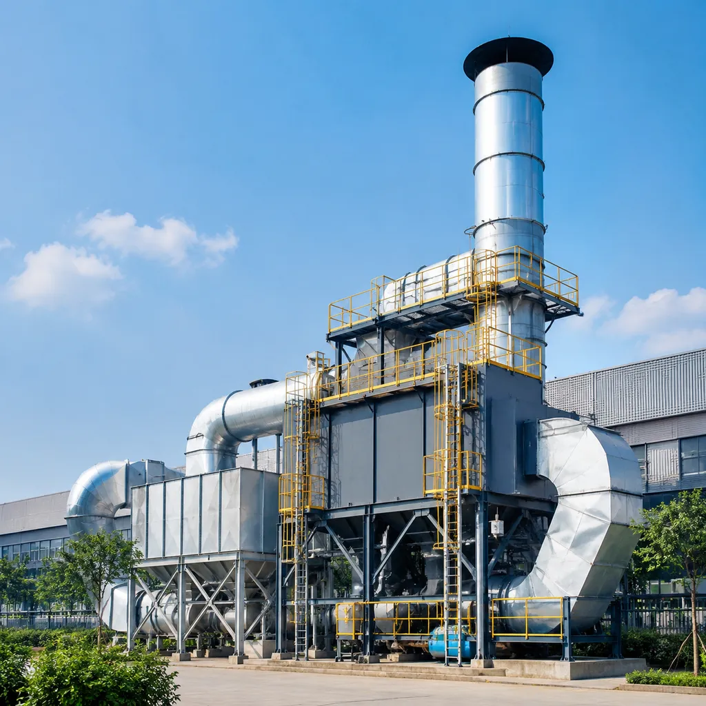Printing plant VOCs exhaust gas treatment