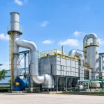 Industrial waste gas treatment
