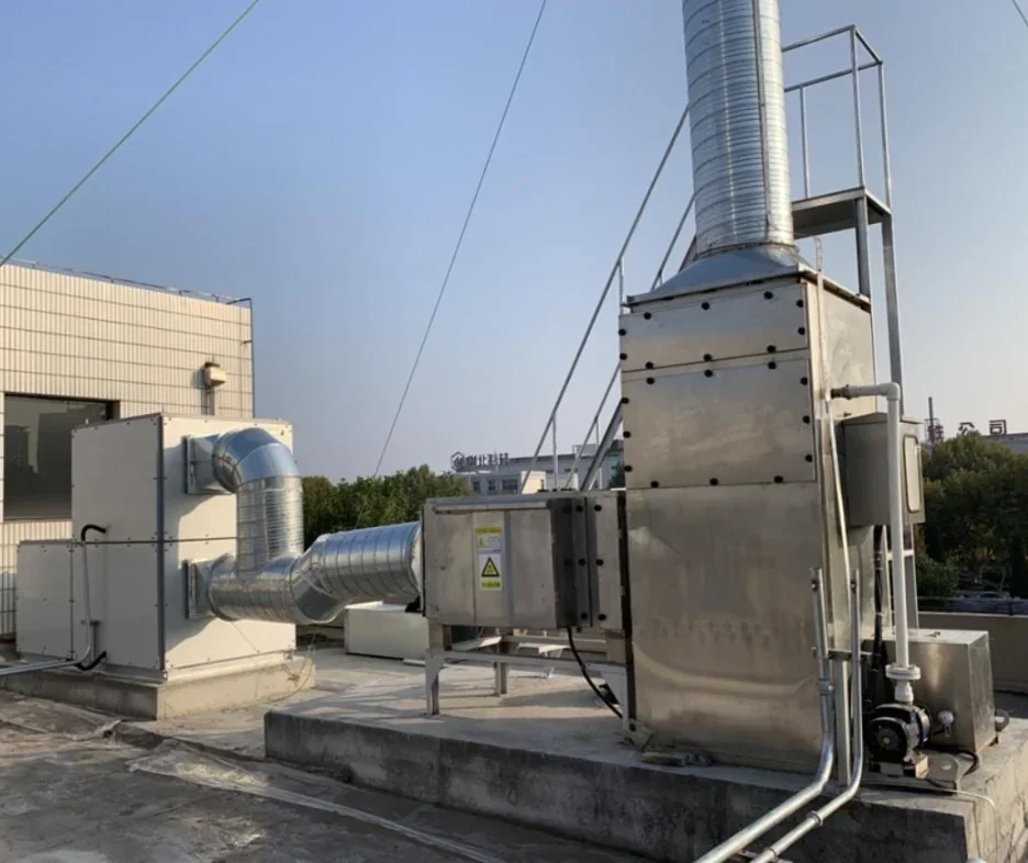 Fume extraction equipment for pharmaceutical quality control laboratory