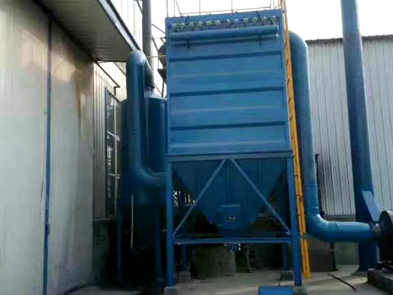 Baghouse dust collector installation