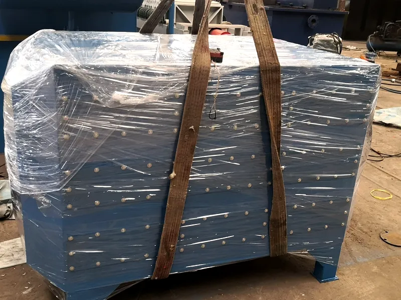 Activated carbon adsorption unit close-up
