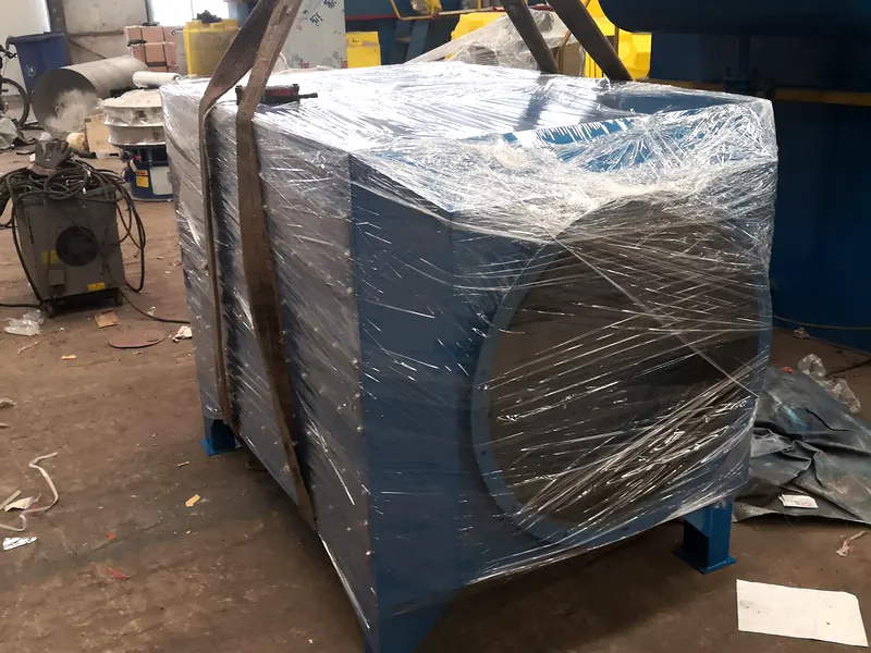 Activated carbon adsorption unit installation detail