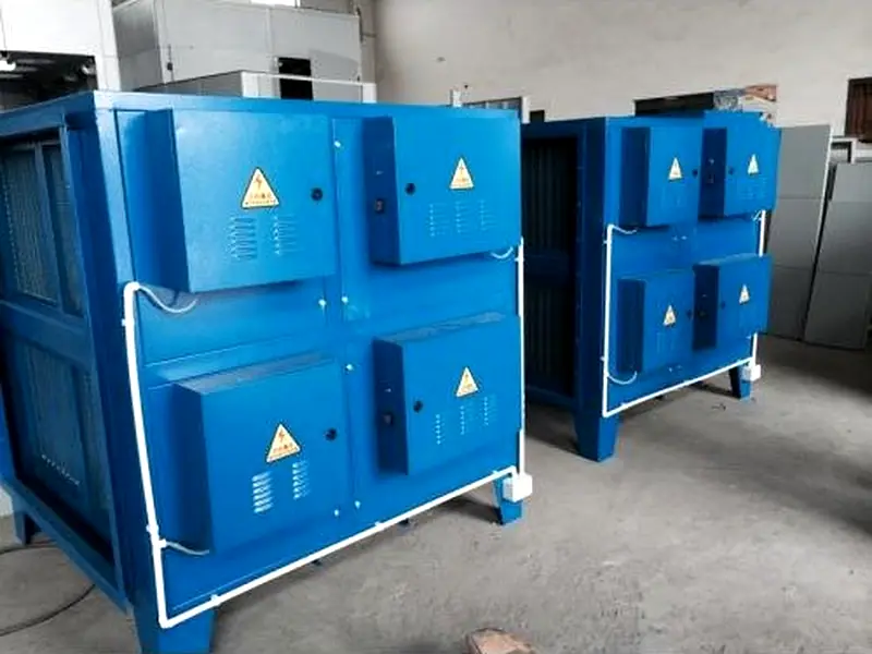 Plasma waste gas treatment equipment on-site