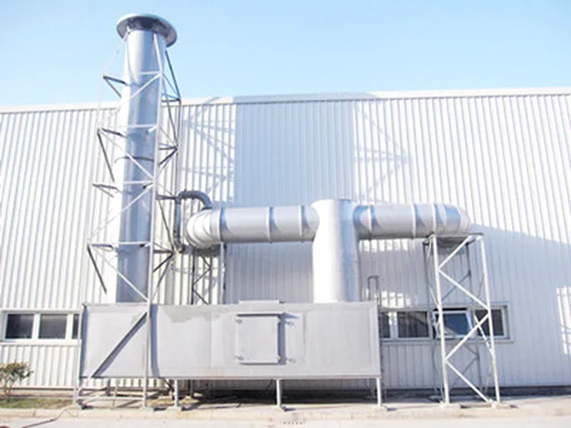 Low-temperature plasma waste gas system
